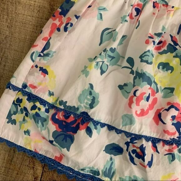 Baby Boden girls size 3-6 months colorful summer fall floral tank dress - Picture 2 of 7